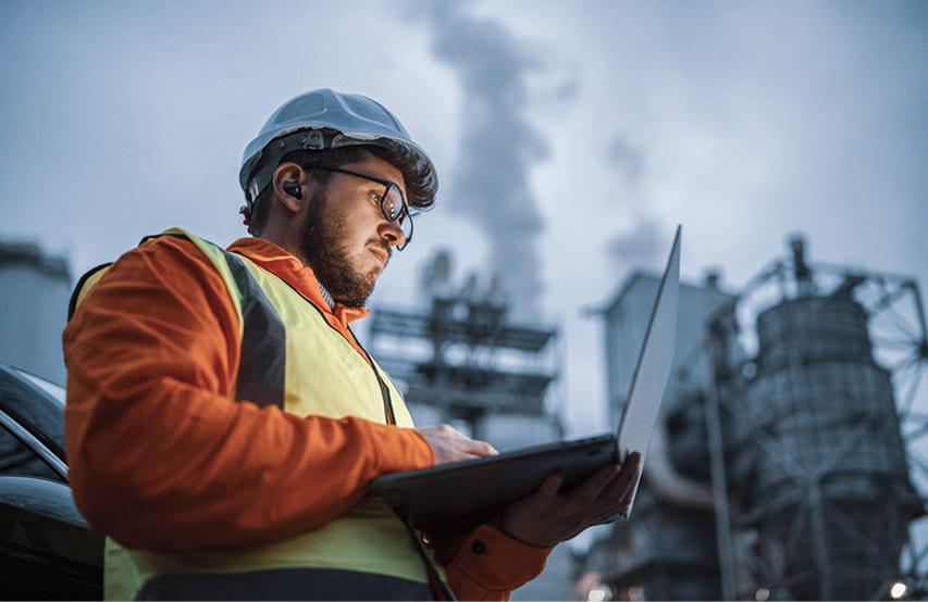 Engineer on site